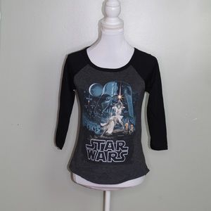 Star Wars Womens Quarter sleeve T-shirt
